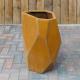 Outdoor Corten Steel Planters Metal Circle Statue Succulent Flowers Pot