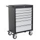 0.8mm - 1.0mm thickness steel 7 Drawer Roller Cabinet With Alum Drawer Handle(THD-270071R)