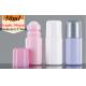 Antiperspirant Plastic Roll On Bottle HDPE Roll Up Deodorant Containers