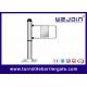 Waist High Turnstyle Entrance Swing Security Gates Compatible With Ic / Id / Bar Code