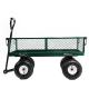 Metal Heavy Duty Folding Steel Outdoor Beach Mesh Garden Tool Cart for Easy Transport