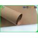 Grade AAA Kraft Brown Paper Roll , Test Liner Paper For Making Corrugated Box