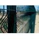 3D Bending Welded Wire Mesh Panels PVC Security Fence Easy Installation
