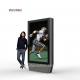 Freestanding Outdoor Digital Poster LCD Display 2500nits Ultra Hight Brightness For Street