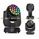 Super Beam Bee Eye LED Moving Head Light With Zoom And Wash , 19pcsx15w 4in1