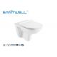 Fashionable Wall Hung Wc Toilet White Color Self Clean European Style