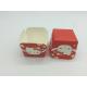 Red Square Cupcake Holders , Oil - Proof Cupcake Paper Molds Hello Kitty Cute Printing