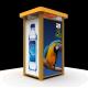 Beach Outdoor Assemble QR Code RVM Bottle Reverse Vending Machine CE Approval