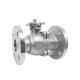 Water Industrial Usage Stainless Steel 2PC Flange Ball Valve with High Platform SS304