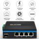 Sfp Network Gigabit POE Switches Power Over Ethernet 4+1 Ports