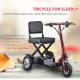 Safety foldable mini electric tricycle for old man 960x550x450mm Power 251 - 350W  Black,Red,Blue,Orange,Silver etc 90KG