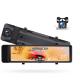 Black IPS Screen 2K GPS Dual Car DVR Wireless Reversing Camera