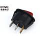 Power Control KCD Rocker Switch 2 Position Light Micro Button 3 Pins For Household