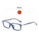 Unisex Square Ultra Light Eyeglass Frames Plastic Food Contact Material