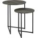 Round Metal Base Side Living Room Storage 24 H Small End Table