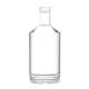 Acceptable Customer's Logo 1000ml Frosted Vodka Bottle with Square Glass Bottle Caps