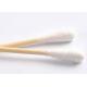 Single / Double Round Head 100 Pcs Medical Cotton Swabs For Hospital