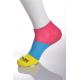 Breathbale Quick Dry  Nylon Running Socks With Colorful Patterns / Logo