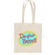 Personalized Cotton Gift Shopping Bags with heat transfer Printing