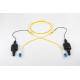 Light Tracer Patch Cord Fiber Optic LC To LC Duplex Data Center Traceable Type