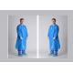 Yellow  35-60g Polyethylene Disposable Isolation Gowns 110cmx193cm Gowns With Open Cuff