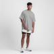 Loose Sports Casual Oversized T Shirt S Solid Color Cotton Large Size