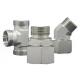 1CB Stainless Steel Pipe Fitting with 24 Degree L S to Bsp Thread 60 Degree Cone Sealing
