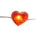 Heart  led copper wire fairy string wedding string