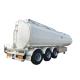 3 Axle Fuel Oil Tanker 42CBM Semi Trailer 5mm Tank Body Thickness