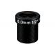 1/2 6.0mm F1.6 Megapixel 1080P M12 Mount 88degree Fixed Focal Lens, 6mm security camera lens