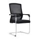 Metal Feet Bow Mesh Backrest Office Chair for Computer and Conference in Black Color