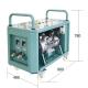 2HP air cooling oil less refrigerant recovery charging machine ac service gas recovery pump R410a charging equipment