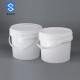 22.2cm White Five Gallon Buckets With Lid Corrosion Resistant