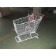 112 Canadian style 155 L Supermarket Shopping Carts with round corner baskets