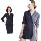 Elegant Women Dress 95% Polyester 5% Viscose Plain Stripes Fabric For Woolen Blazer Fabric Suits