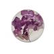 3D Crystal Paperweight Ball , Custom Paperweight With Flowers Inside