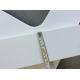 Solid Surface White Quartz Artificial Quartz Kitchen Countertops With 15 Years Warranty