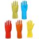 Reusable Kitchen Rubber Gloves Rolled Cuff Design Easy To Wear Multi Sizes