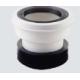PVC Short Straight Toilet Pan Connector Injection Molding Processing Mode
