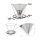 200g Stainless Steel Mesh Coffee Filter 4.5cm Reusable Pour Over Filter