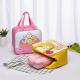 Cartoon Kids Lunch Cooler Bag Canvas Waterproof Lovely Thermal Insulated