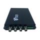 4 Channel Optical Fiber Video Converter Single Mode Simplex 20km FC With Reverse Data