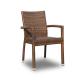 87cm Height 52cm Length Rattan Garden Chairs Vintage Style
