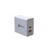 White USB C PD Chargers Foldable Portable 18W QC3.0 Wall Charger For Mobile Phone
