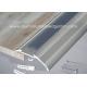 Anti Slip Aluminium Floor Trims Threshold Ramp Edging Profile With PVC Rubber
