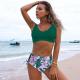 Custom Womens 2 Piece Swimsuits Breathable Beach Wear Swimming Suit 13