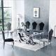 Stainless Steel Square Hotel Ballroom Dining Table SEDIA Furniture