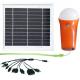 Solar power lamps 3W with one lamps lithium battery , CE/EMC test certificate