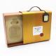 Golden Color Custom Cardboard Box , Personalized Paper Box For Cylinder Loose Leaf Tea