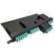 1U 19 MPO Cassette Patch Panel Steel Plate 96 Port Load With Quad LC Adapters